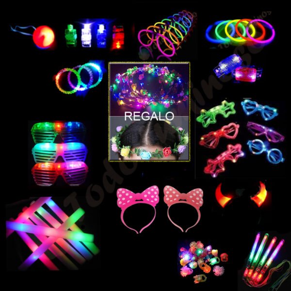 *Combo cotillon luminoso 80-120 personas + regalo