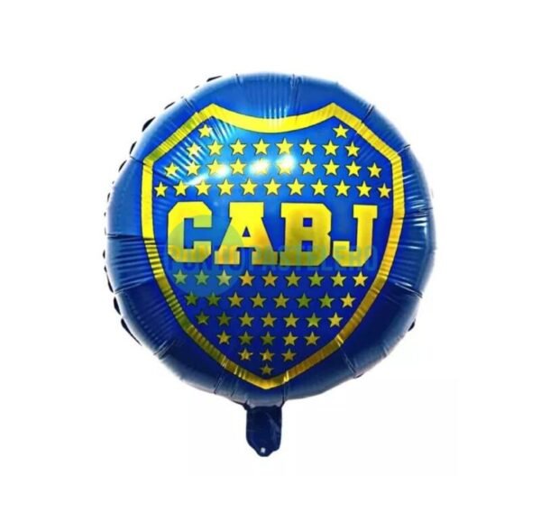 Globo esfera pelota Boca con escudo 40 cm